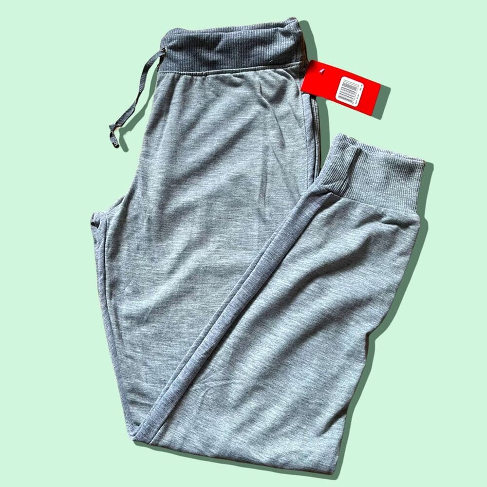 *TWO TONE GRAY JOGGERS* LIGHT WEIGHT-SUPER COMFY & FITS GREAT *BNWT*